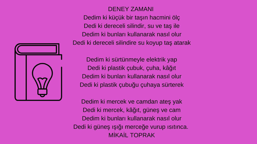 Şiir Kervanı Eğitici Şiirler